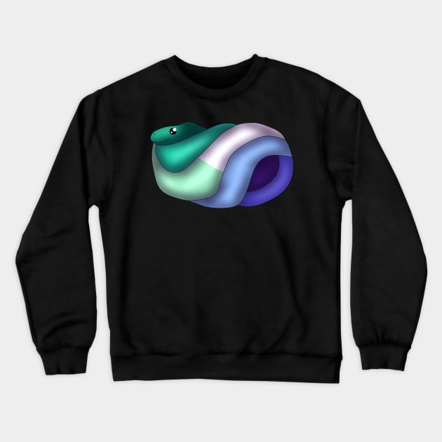 Gay Men Snake Crewneck Sweatshirt by TheQueerPotato